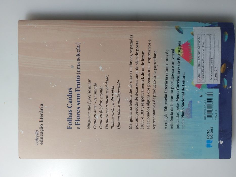 Folhas caídas e flores sem fruto