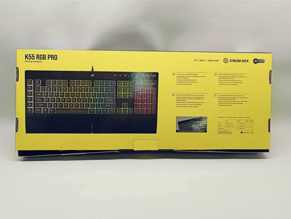 Klawiatura Corsair K55 RGB PRO, Gaming, Komis Jasło Czackiego