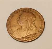 One Penny Victoria 1900r.