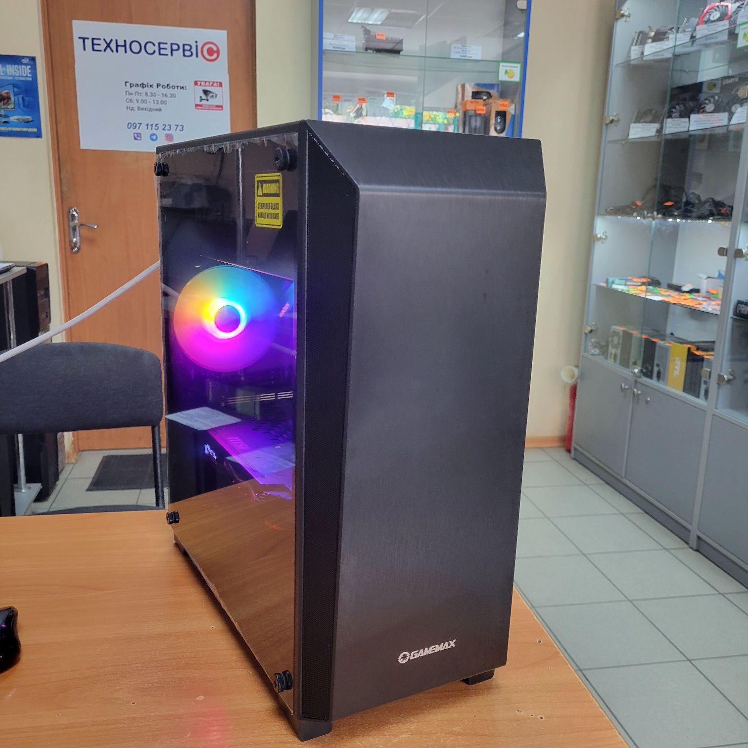 Ігровий комп'ютер Core i5-9400/Aorus Z390 Pro/MSI GamingX GTX 1060 6Gb