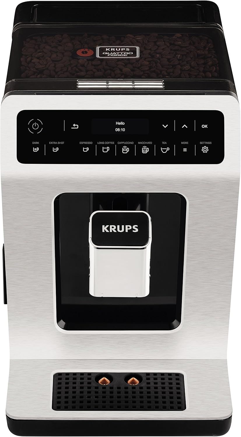 Krups EA891D10 Automatyczny Ekspres do Kawy, Stal Nierdzewna, 1450 W