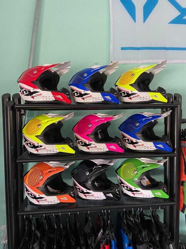 Capacete Cross Axxis Wolf - 2 Anos de garantia