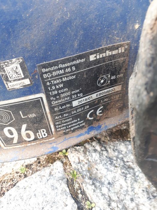 Kosiarka spalinowa einhell swietny stan naped