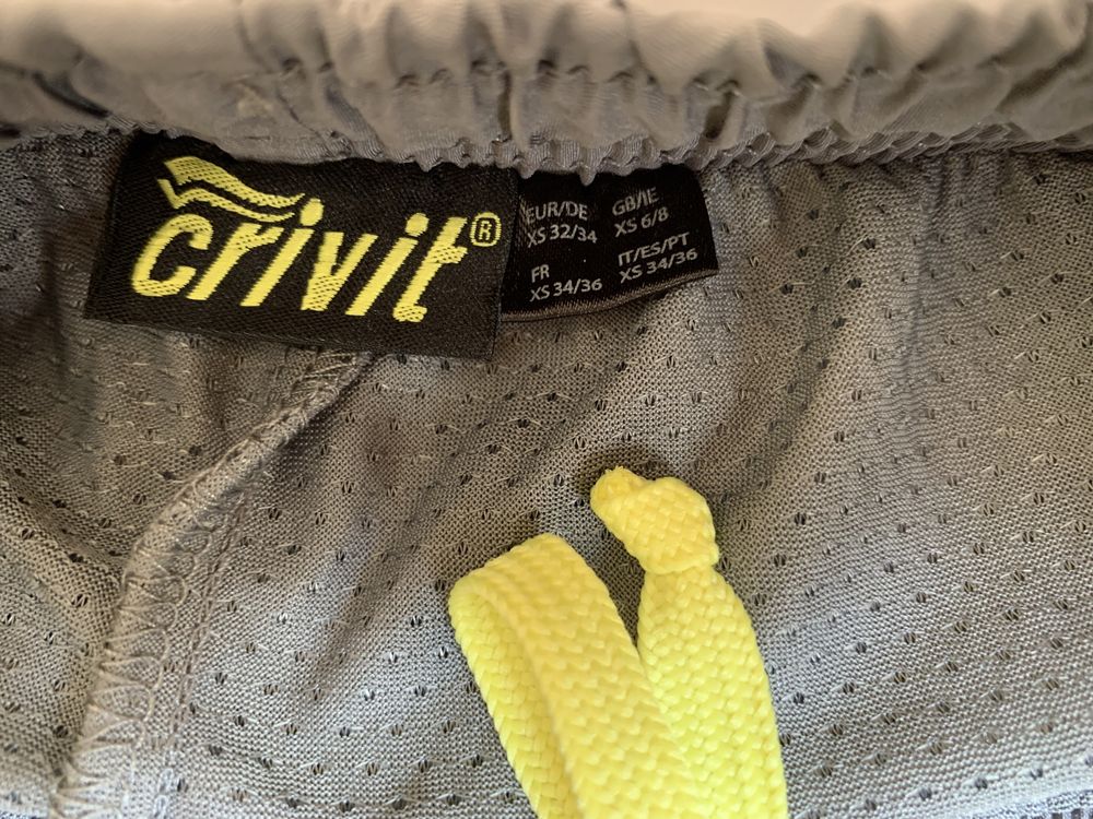 Шорты спортивные дышащие бренд CRIVIT Германия р.42-44(XS-S евро32-34)