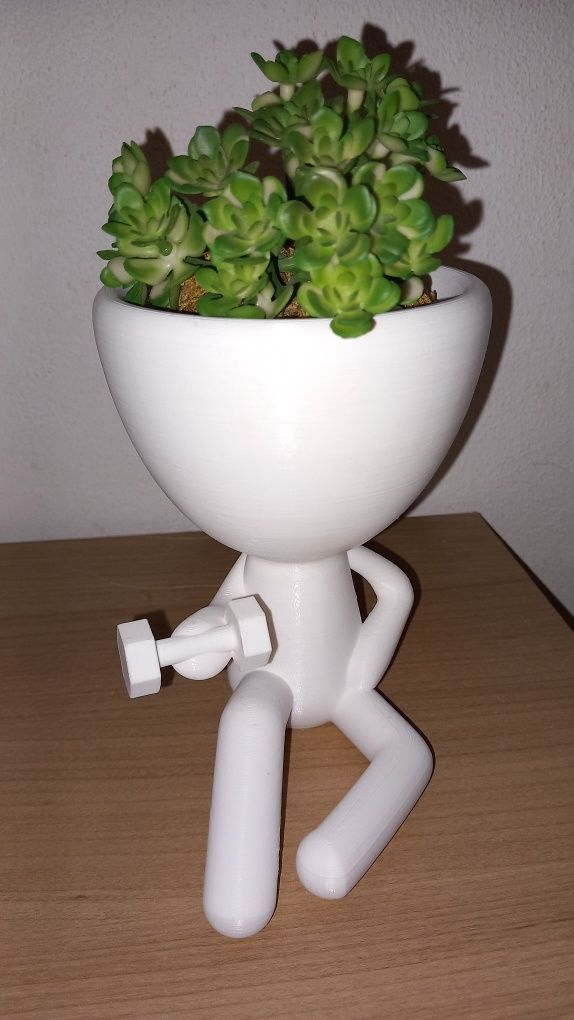 Vaso para plantas impressos em 3D