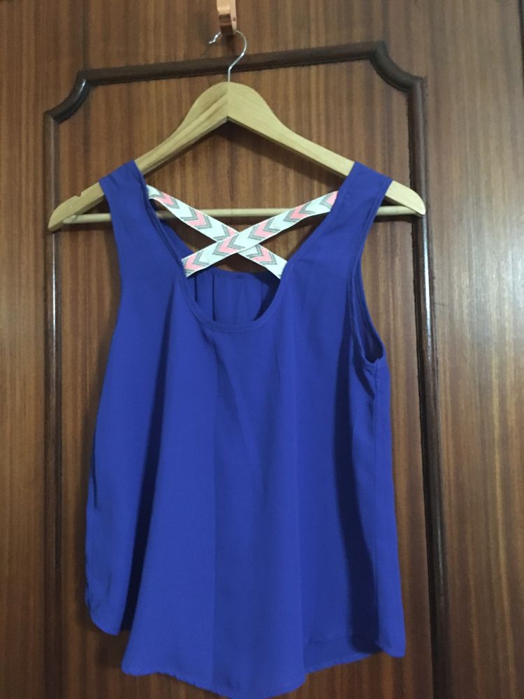 Top blusa tam S nova