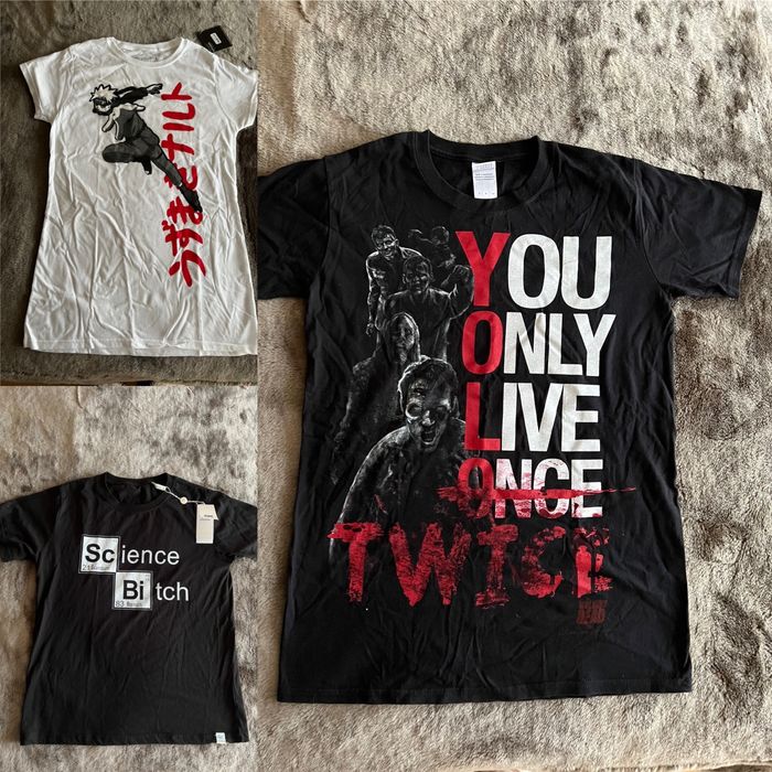 3 t-shirts estampadas novas 21€ o conjunto