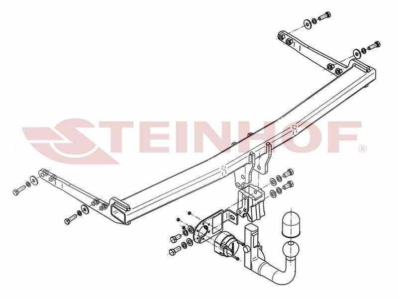 WYPINANY HAK HOLOWNICZY + Moduł 7 Pin Audi A3 3-D/5-D Sportback 2012