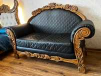 Sofa rzeźbiona amerykanka