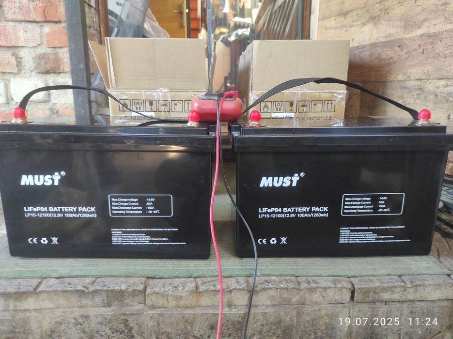 Аккумулятор MUST 100A lifepo 12в