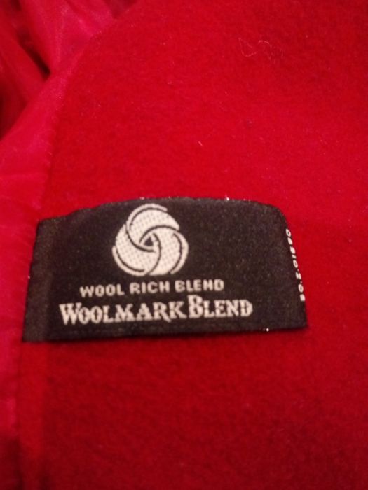 Płaszcz wiązany szlafrokowy Woolmarkt 44 XXL wełniany
