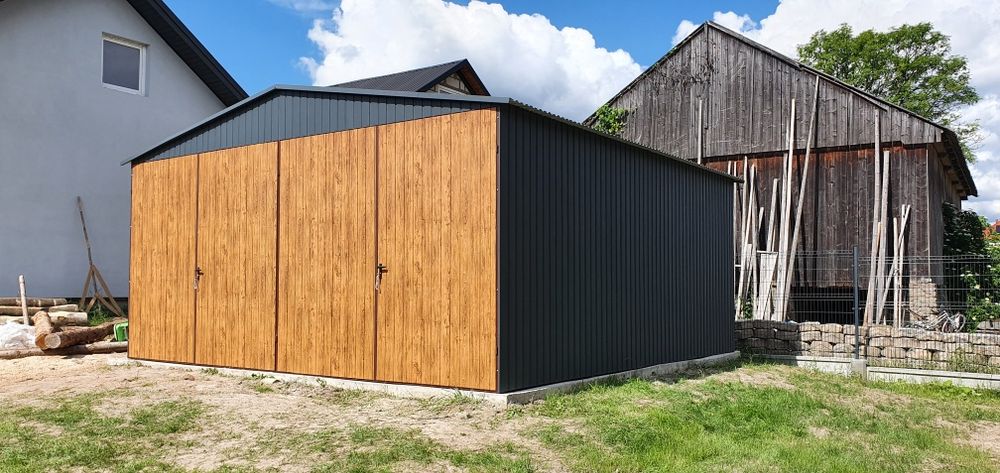 GARAŻ Drewnopodobny Hala Wiata Rolnicza Budka ogrodowa Magazyn Blaszak