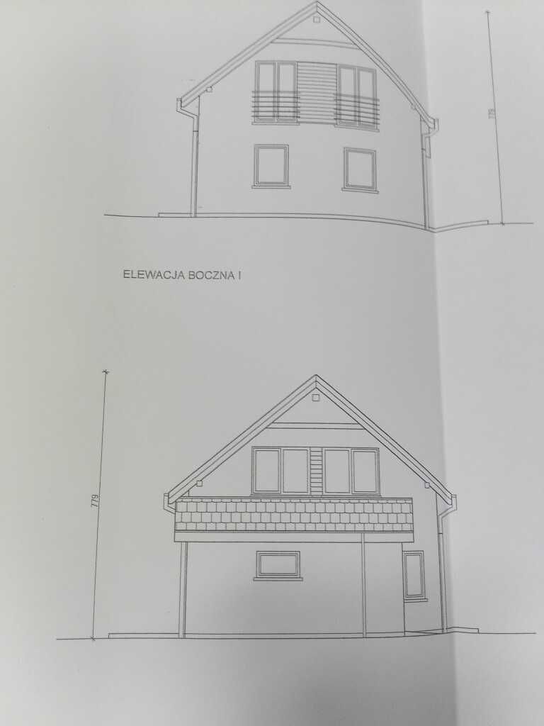 Projekt budowlany domu dobry na wynajem dwu-lokalowy bliźniak okazja