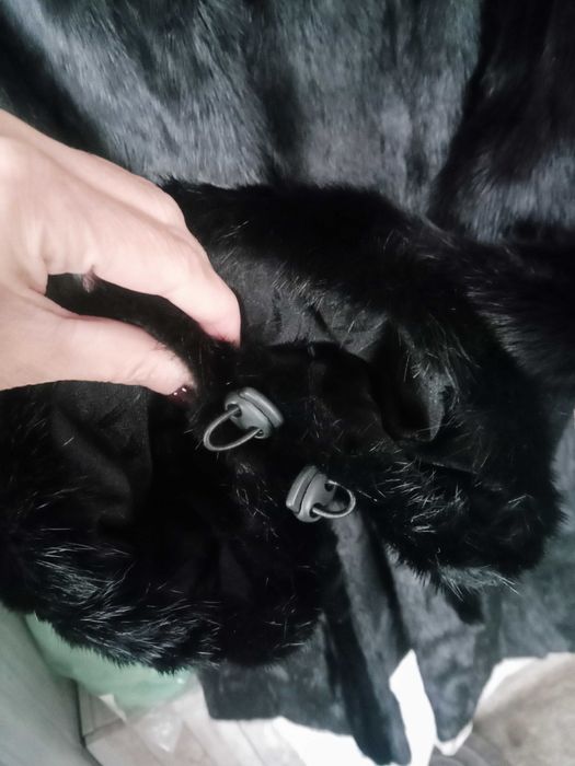 Длина 100см. Норкова шуба. Натуральная шуба