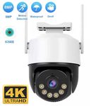 Поворотная уличная камера 8 мп 4K HD ICsee ptz IP с функцией слежения