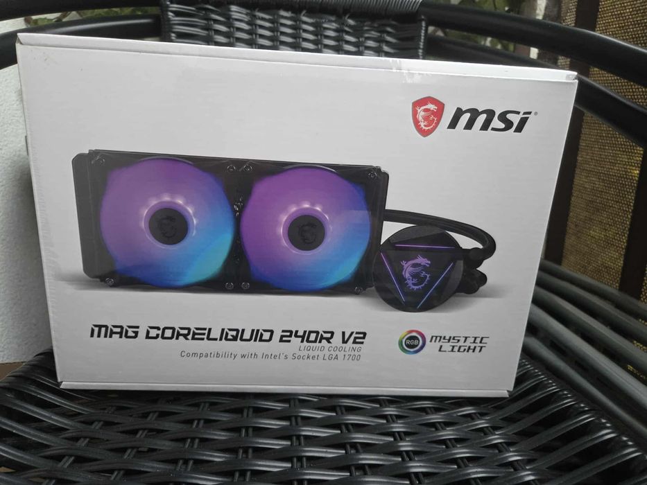 Chłodzenie wodne MSI MAG CoreLiquid 240R V2 Czarne