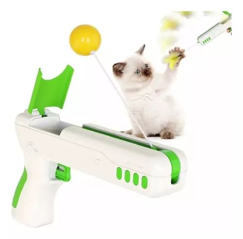 Catgun pistolet dla kota zabawka