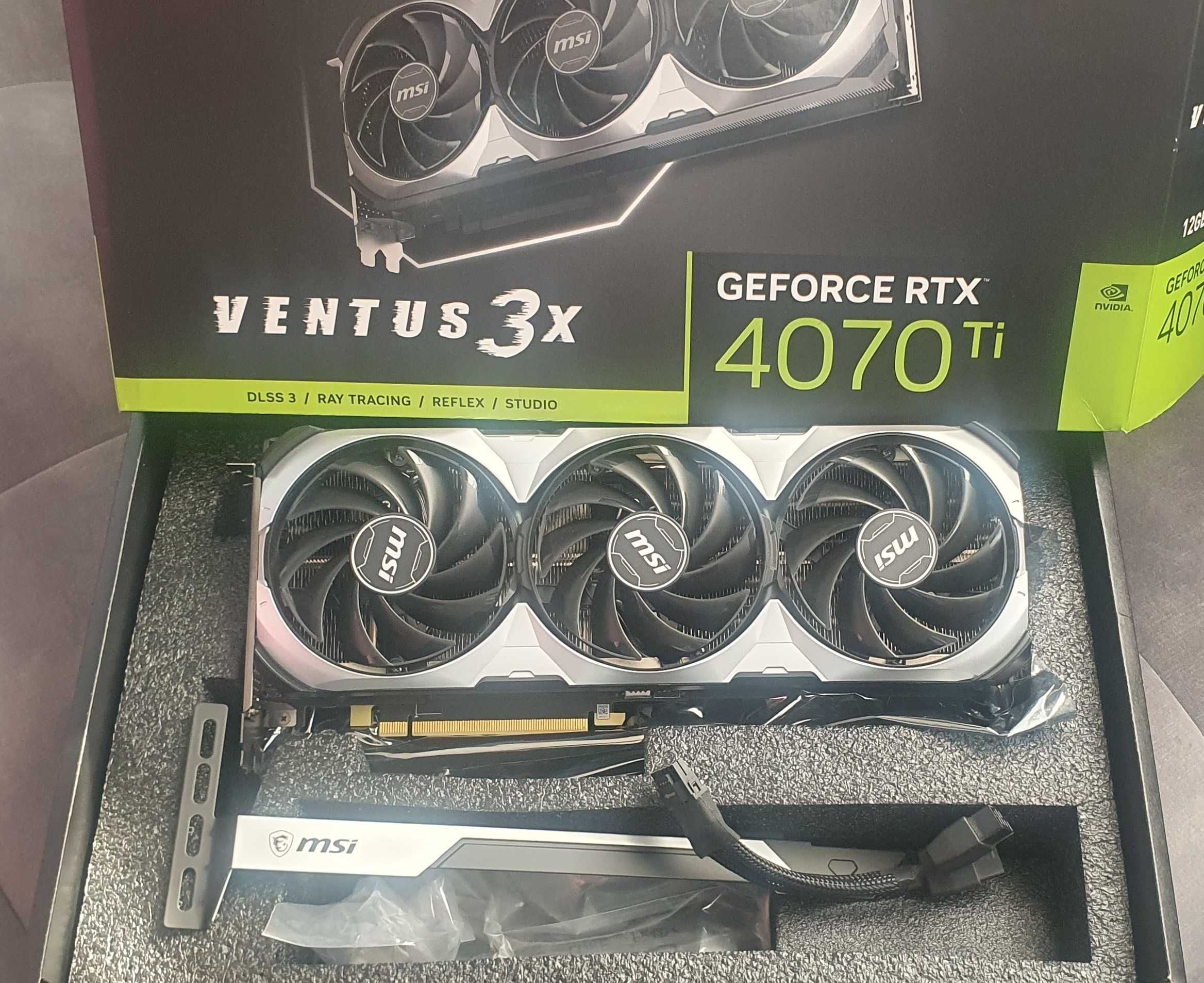 Karta graficzna  MSI RTX 4070 Ti VENTUS 3X OC 12GB GDDR6X GW. do 2026