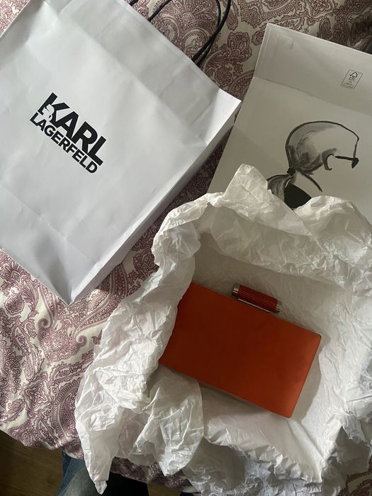 Mala laranja Karl Lagerfeld