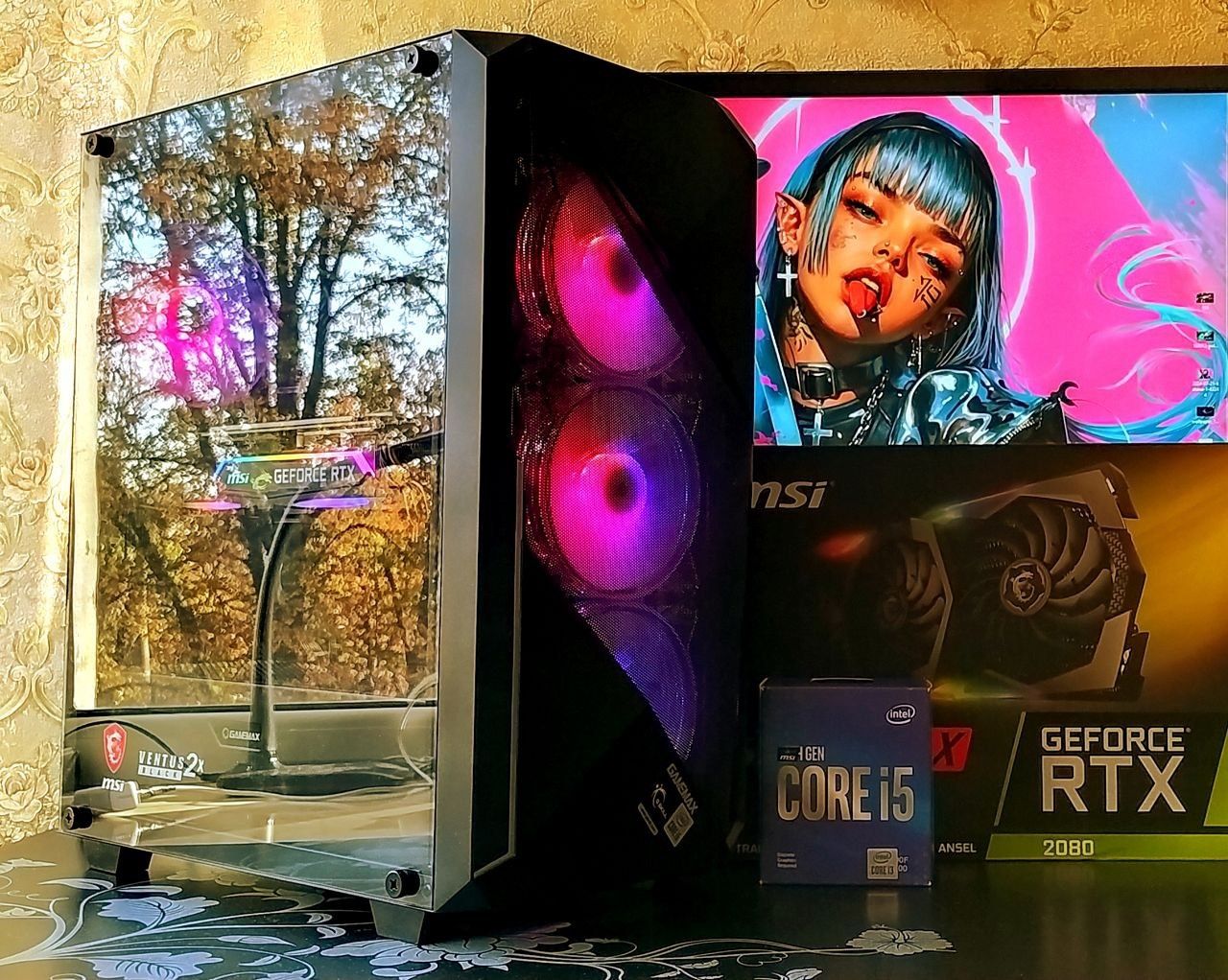 PC RTX2080/ i5-11400/ 16Gb DDR4 игровой компьютер Intel Core s-1200