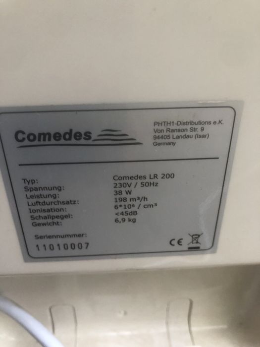 Очищувач повітря Comedes LR 200