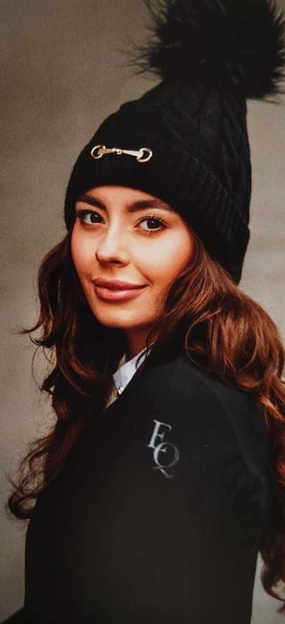 Czapka jeździecka Kehlani  Eq. Queen czarna