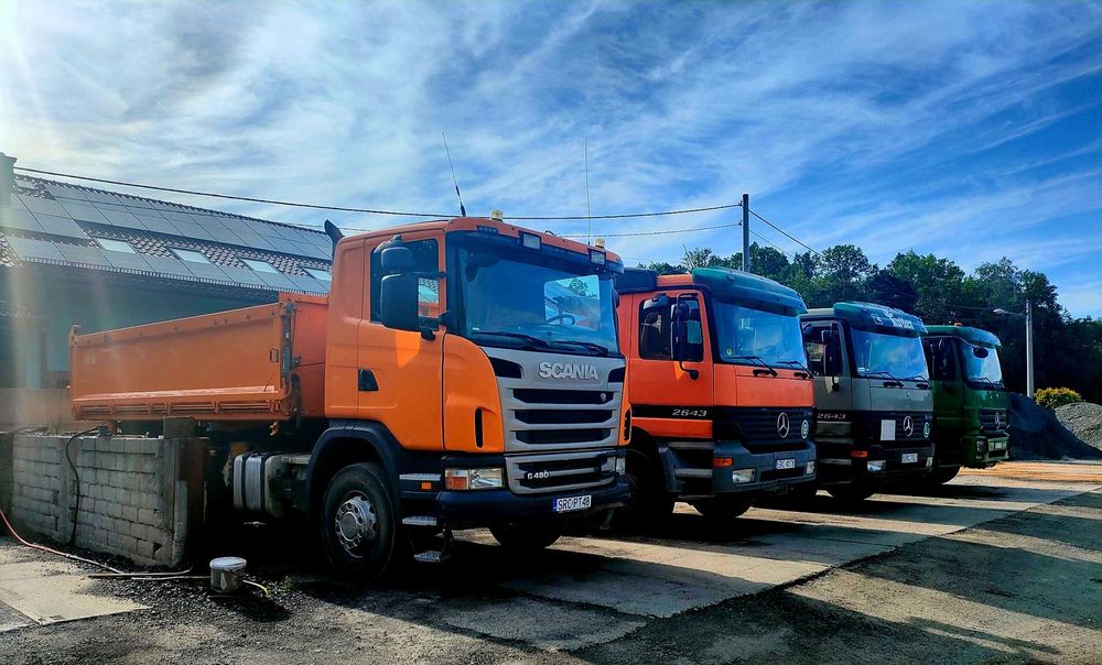 ZIEMIA przesiewana kruszywa ,kruszywa ozdobne, piasek opał transport