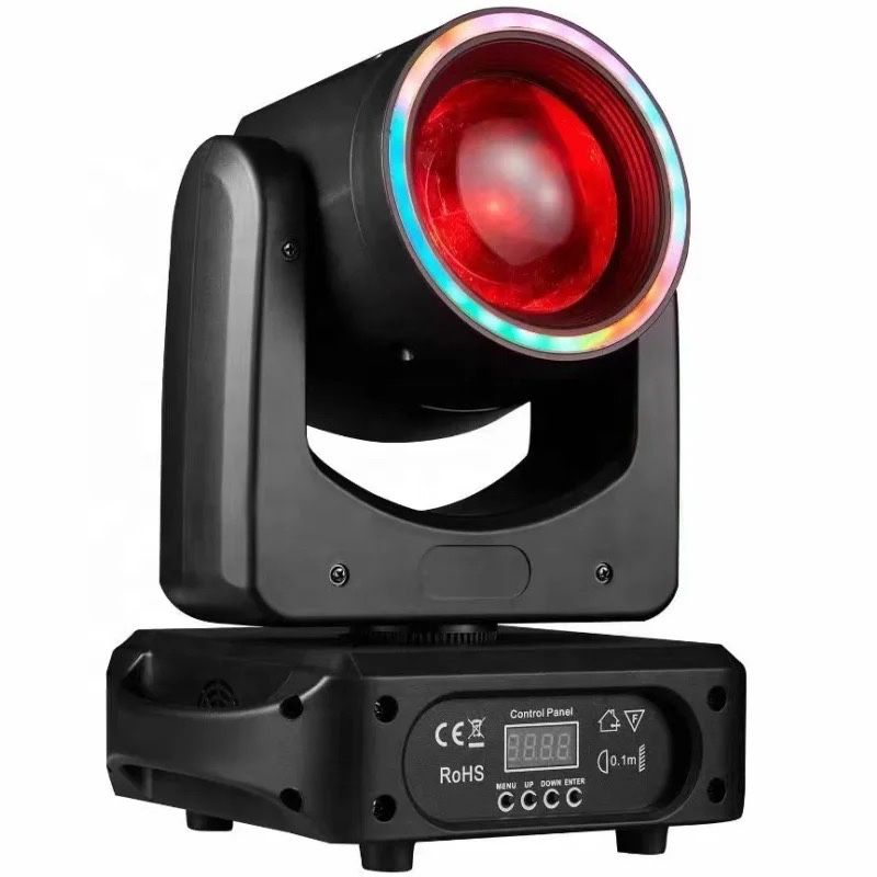 4 glowy ruchome beam 120w rgbw z ringiem led! Nowe!