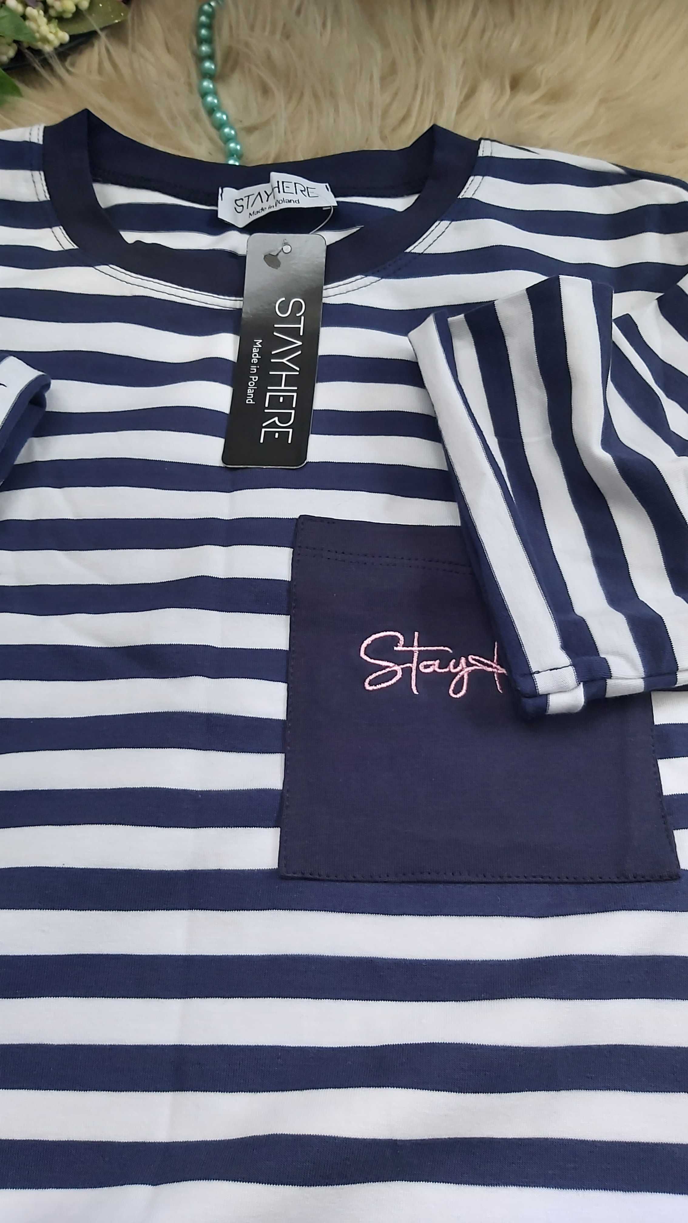 Podkoszulka t-shirt koszulka paski