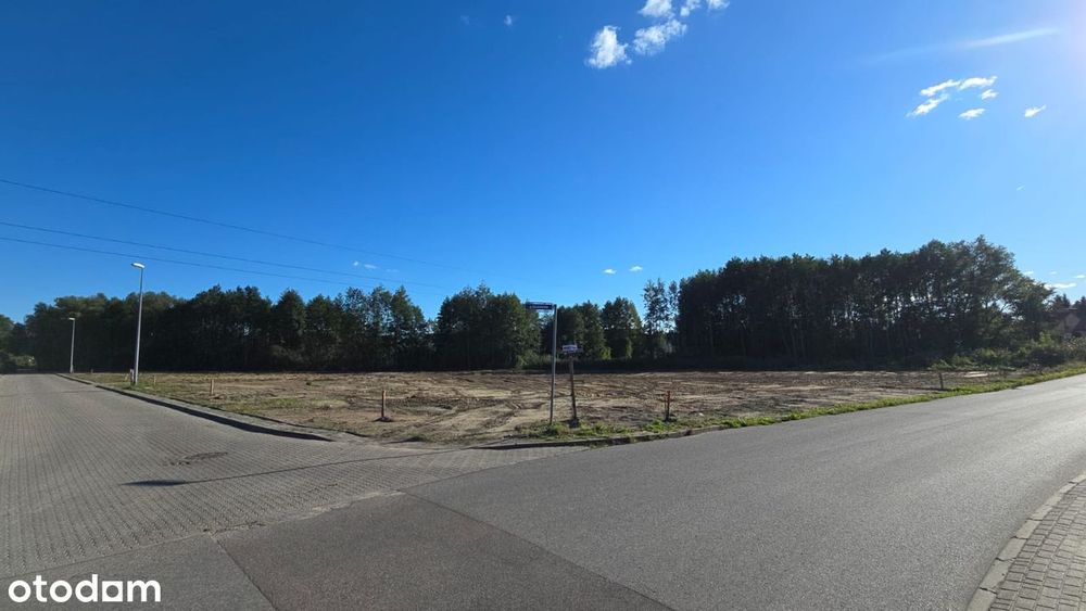 Działkę inwestycyjną w Zaściankach