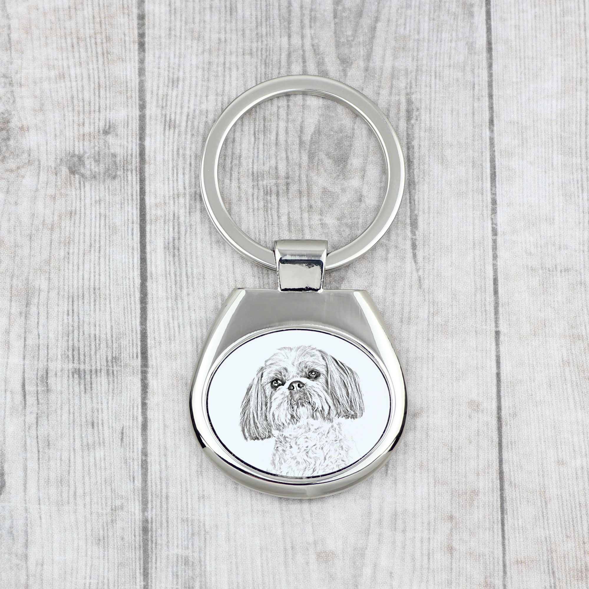 Shih Tzu brelok ze zdjęciem psa Art-Dog