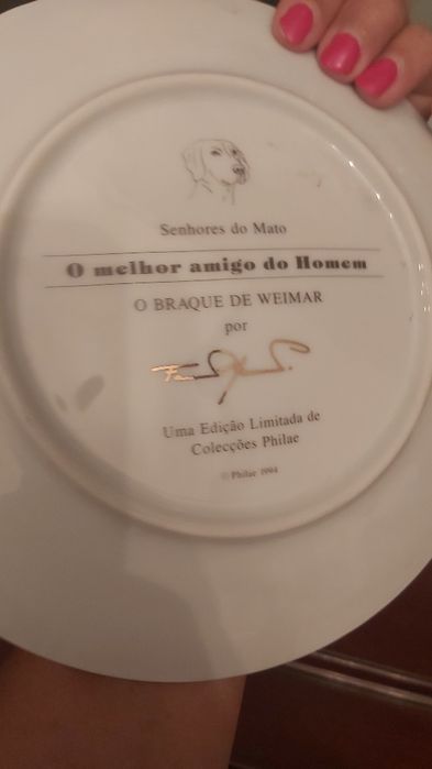 Coleção Philae de 8 pratos "O melhor amigo do homem"