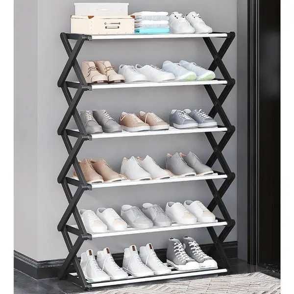 Складная полка для обуви Shoe Rack 5 секций Взуттєва полиця Етажерка