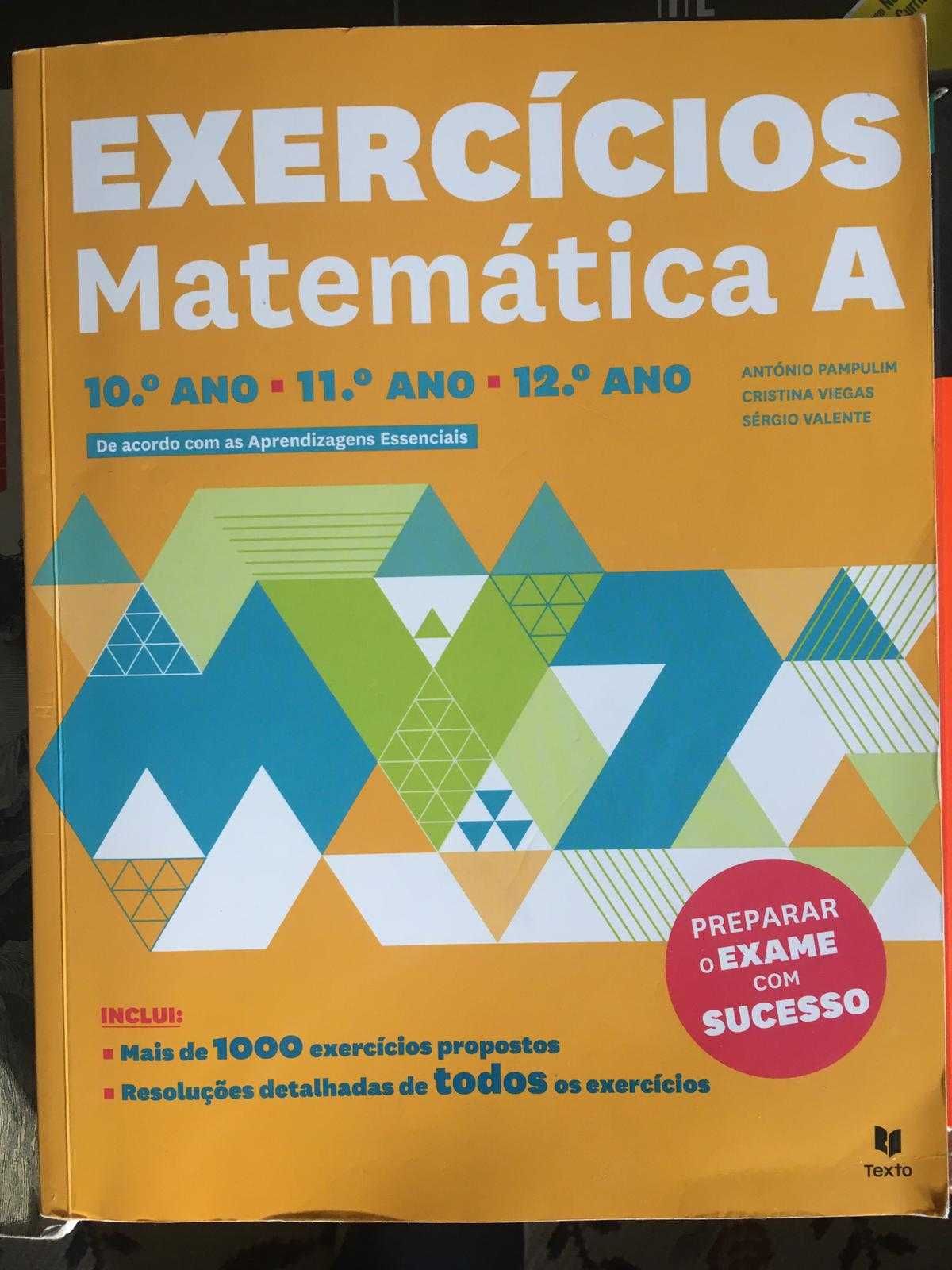 Livros de exercicios para preparação de exames 12º Ano