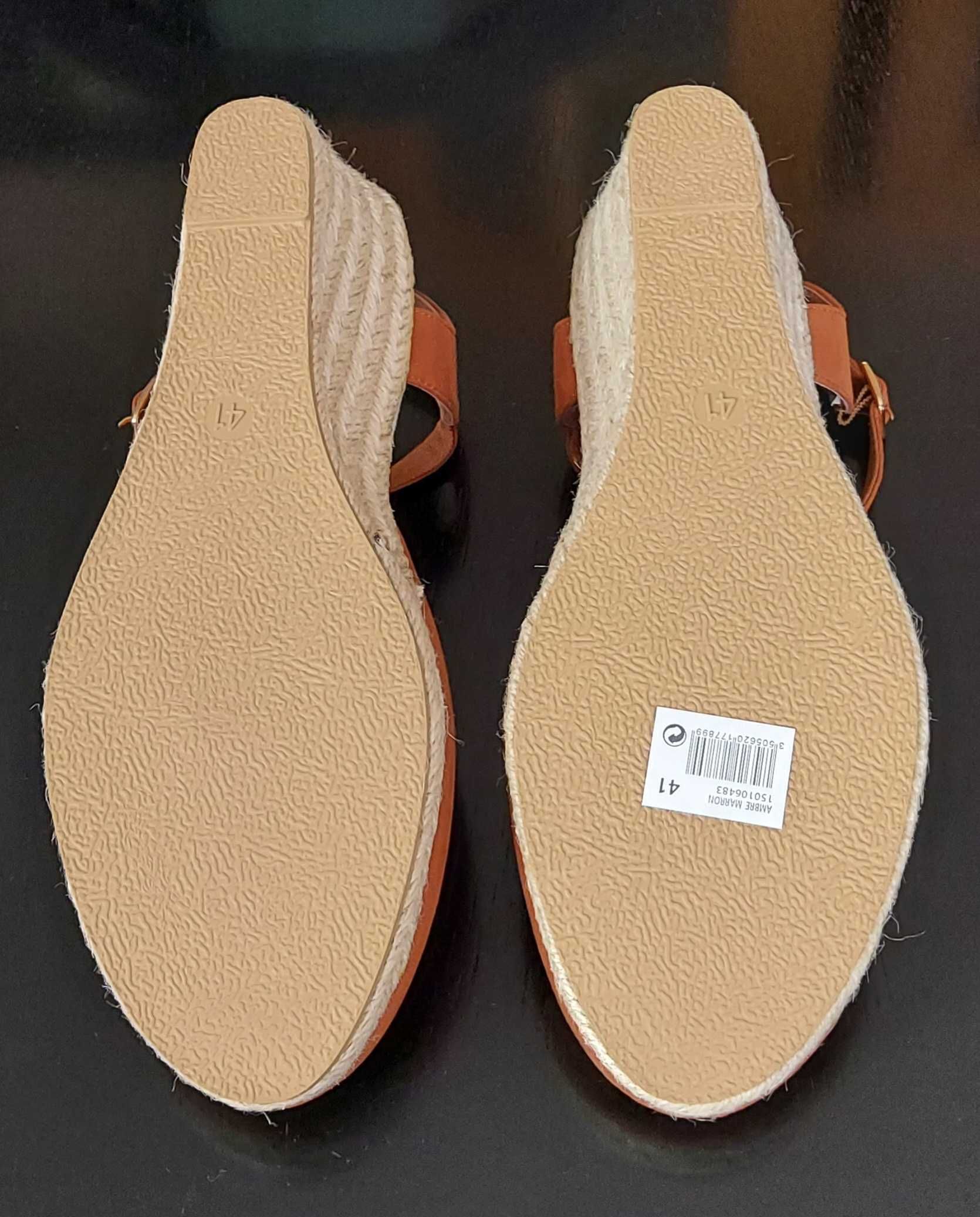 Nowe Espadryle In Extenso na niskim koturnie, rozmiar 41.