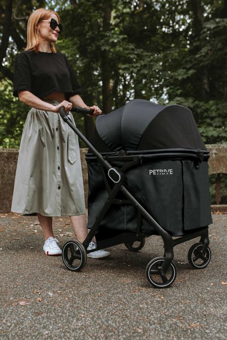 Wózek dla psa kilku kotów B.RIDER do 30kg PETRIVE spacerówka dla psa