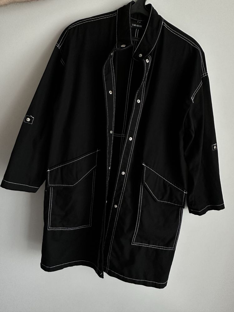 Куртка женская котоновая, zara, котонка, S, M, 44, 46, 38