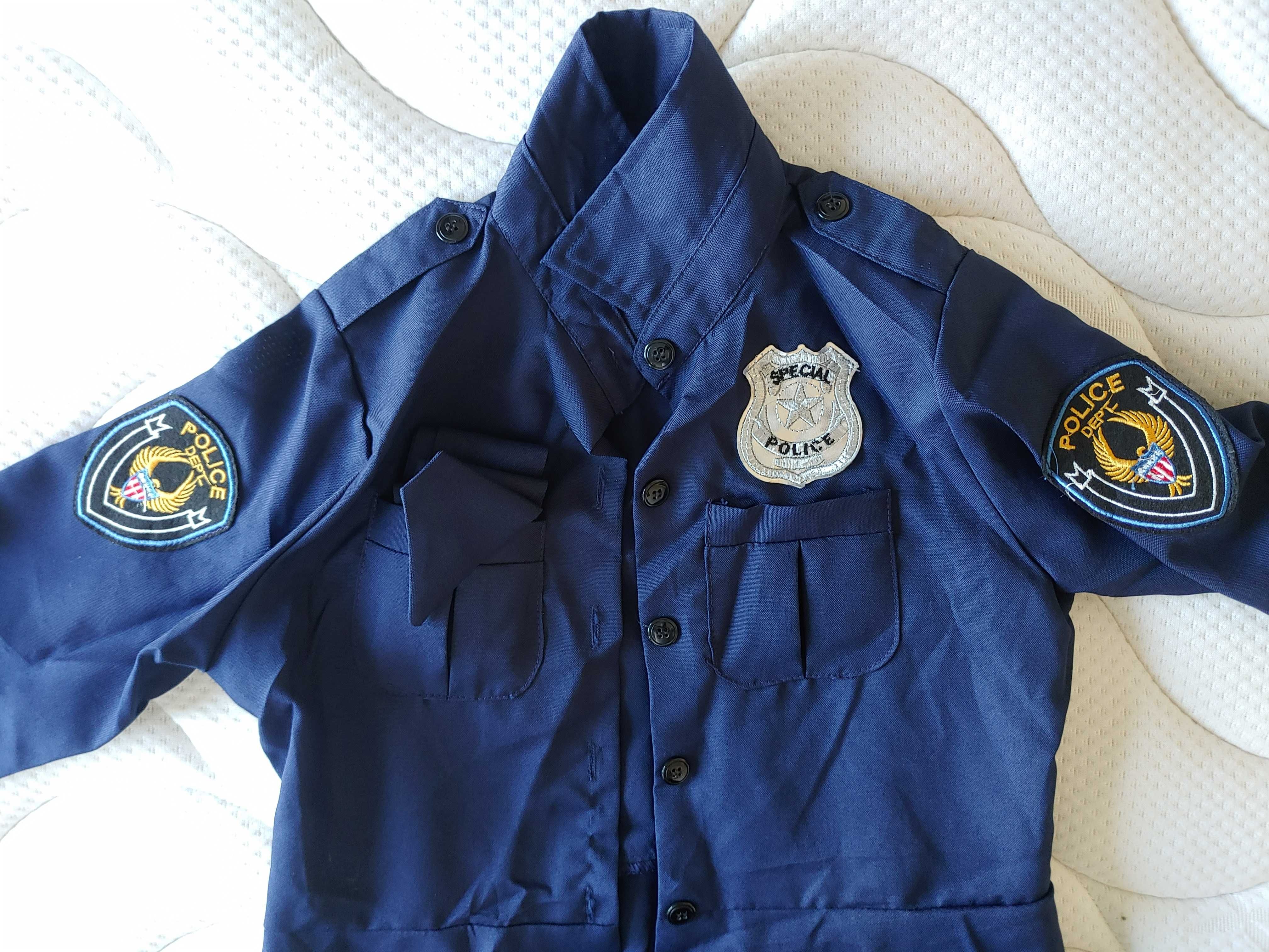 Disfarce menina de policia 7-10 anos