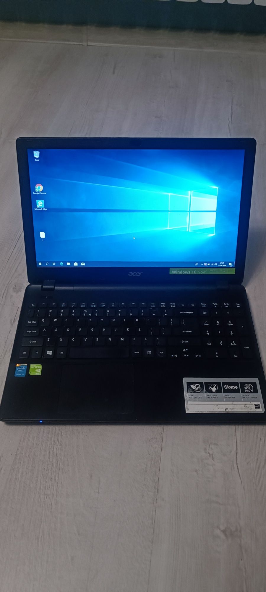 Laptop Acer 571g Intel i3 4gb SSD