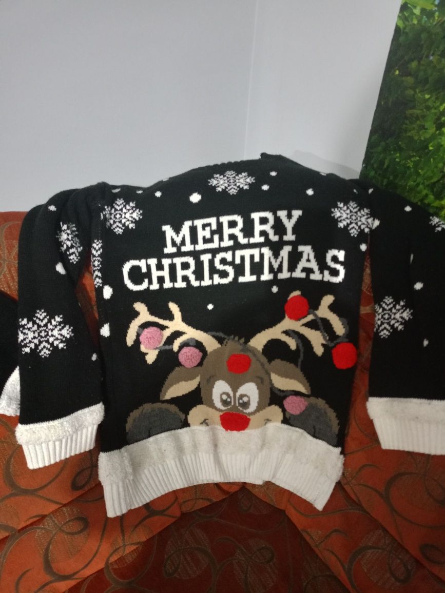 Sweter swiateczny męski