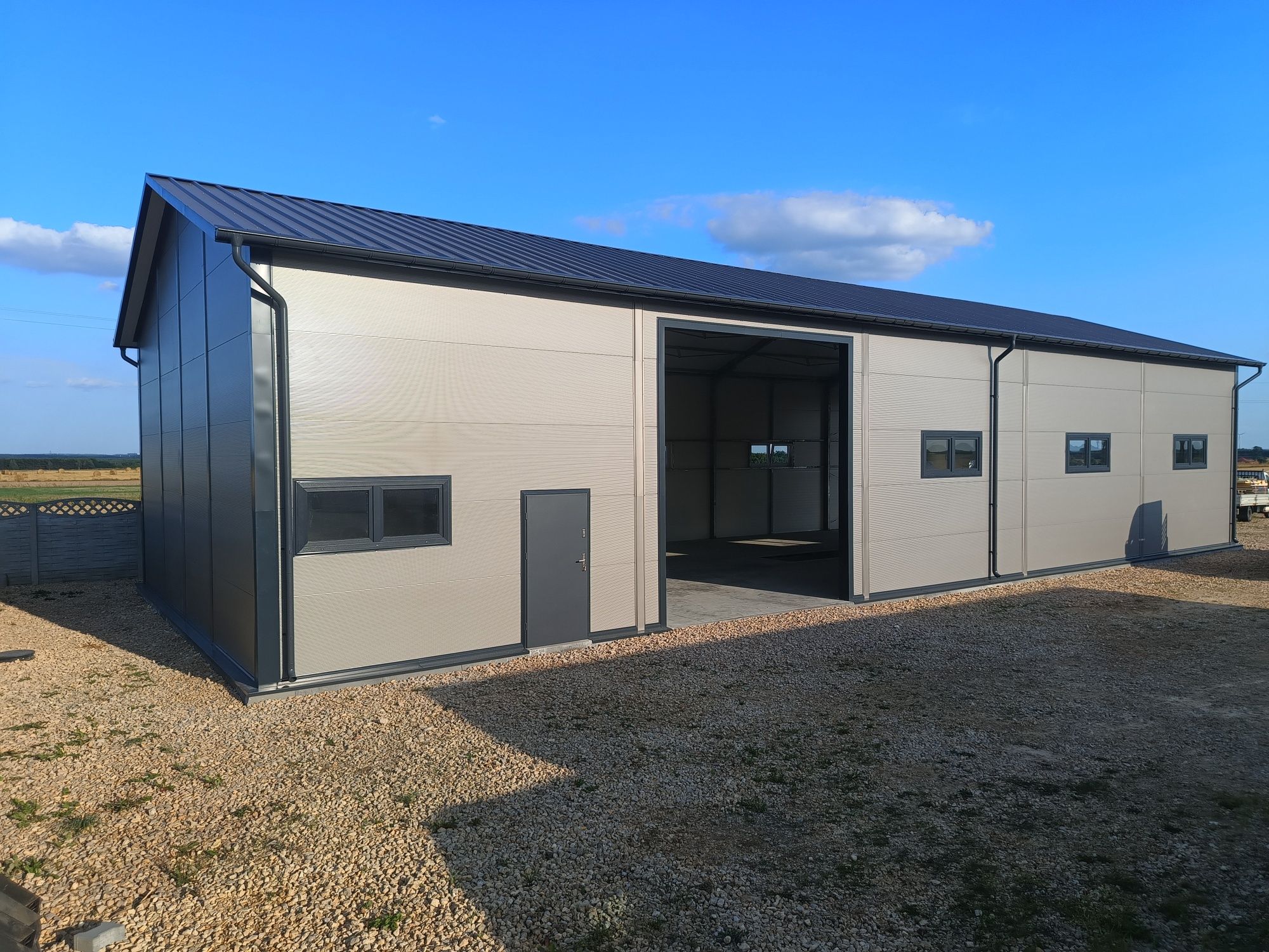 Hala ocieplana 10x25x5 Stal-Project
