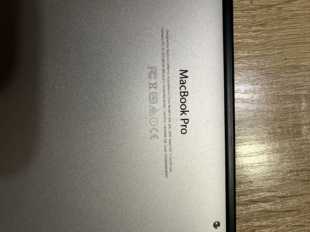 Macbook Pro Retina  СУПЕР ЦІНА! A1398 2015 i7 2.2Ghz | 16Gb Ram