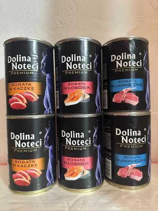 DOLINA NOTECI Premium mokra karma dla kotka 400 gram x 6mix