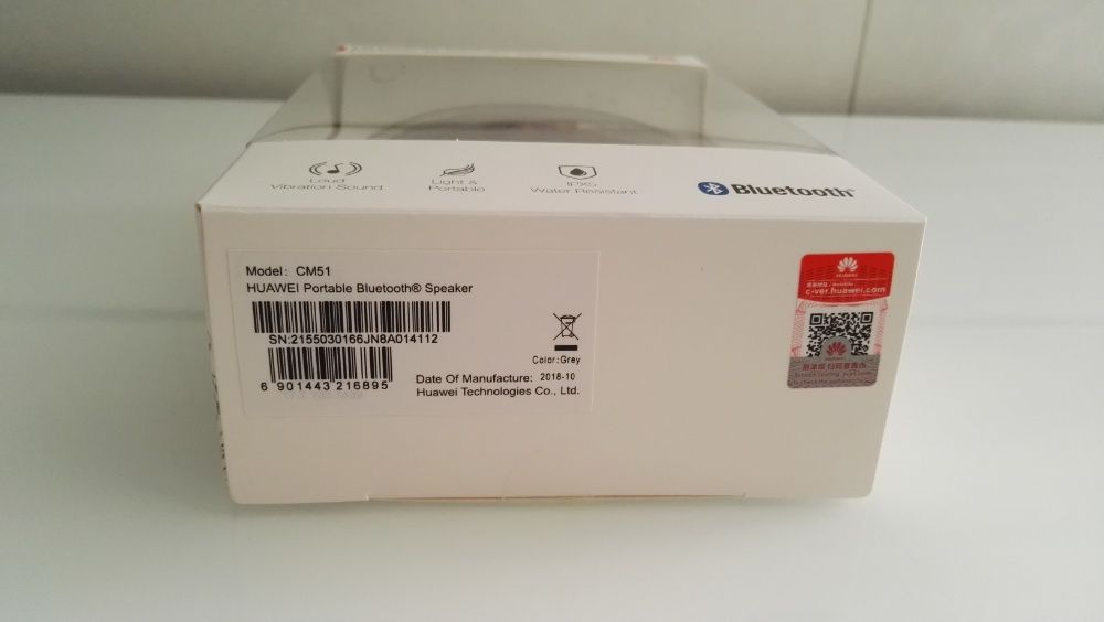 Coluna Portátil Bluetooth HUAWEI SondStone NOVA