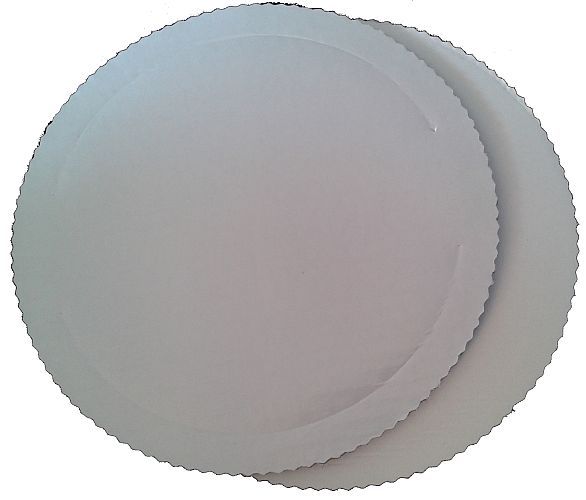 Podkład Pod Tort Ciasto - Tektura Falista - 32 Cm Biały B