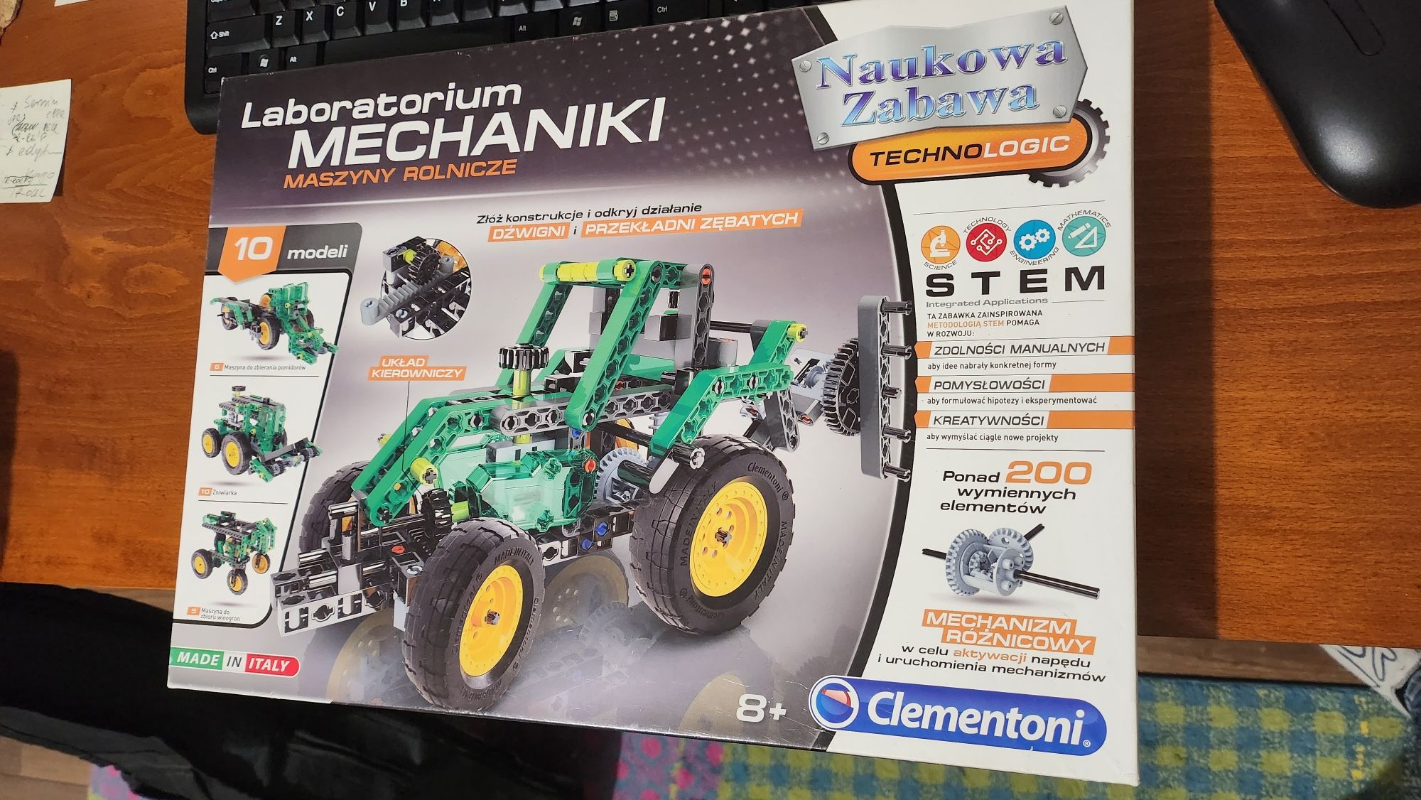 Clementoni Laboratorium mechaniki maszyny rolnicze traktor