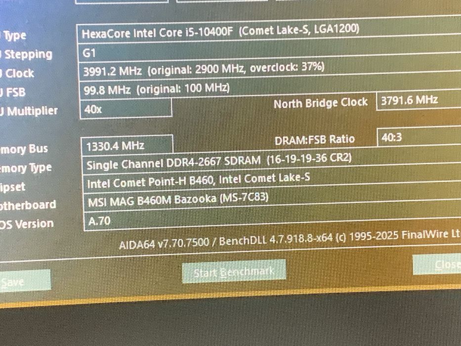 Kingston Fury DDR4 16Gb 3200Mhz (kf432c16bb/16)