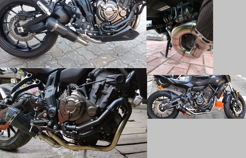 Wydech Tłumik Sportowy Yamaha MT07 XSR 700 Tracer Komplet Akrapovic SC