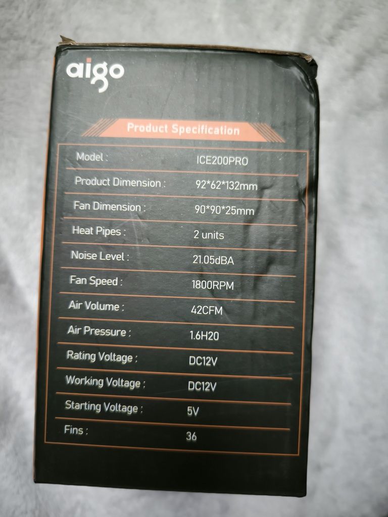 Chłodzenie procesora Aigo ICE200PRO  Intel AMD 90x90