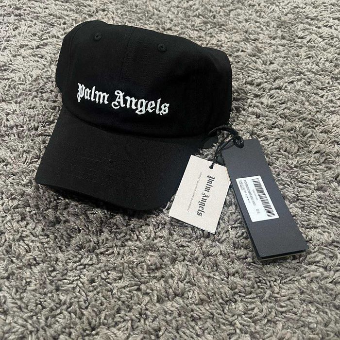 Czapka z daszkiem Palm Angels hat black cap czapka z daszkiem orginał